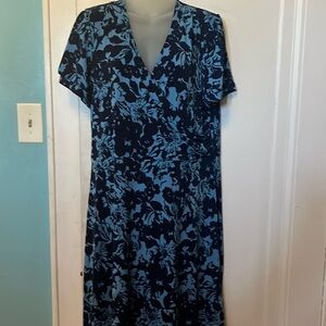 Apt 9 Woman’s Blue Floral Dress 1X